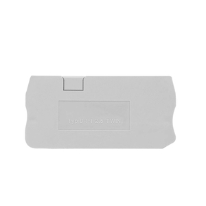 Placa lateral de placa de brida de Placa final de para Terminal de doble capa PTTB2.5 adecuado - Product Image 3
