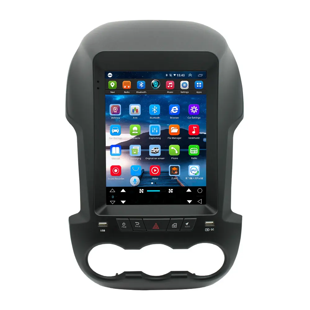 Rádio de carro Android 13 para Ford F250 2011-2016 DSP Carplay, unidade de vídeo estéreo com navegação GPS, 9.7"