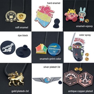 Cá nhân hoá thương hiệu tùy chỉnh logo kim loại thư mềm men Phù Hiệu trang trí Pines metalicos AL por thị trưởng ve áo <span class=keywords><strong>pins</strong></span> cho quần áo - Product Image 5