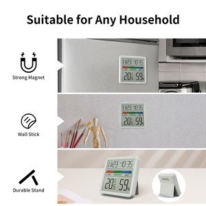 Termohigrómetro Digital para interiores, medidor de temperatura y humedad con pantalla de nivel de comodidad, promoción de ventas - Product Image 6