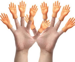 Vui Mini Tiny trung cao su ngón tay con rối đồ chơi mới lạ cho prank gag Quà Tặng bên - Product Image 4