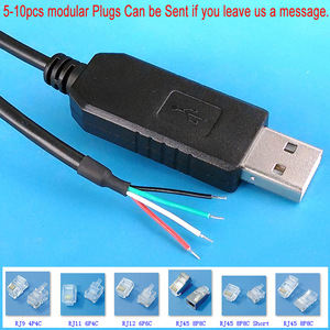 Silicone laboratori CP210x USB a UART Chip Bridge CP2102 USB TTL 3 v3 abbiamo cavo per CPU PLC WIFI AP Console cavo programma - Product Image 6
