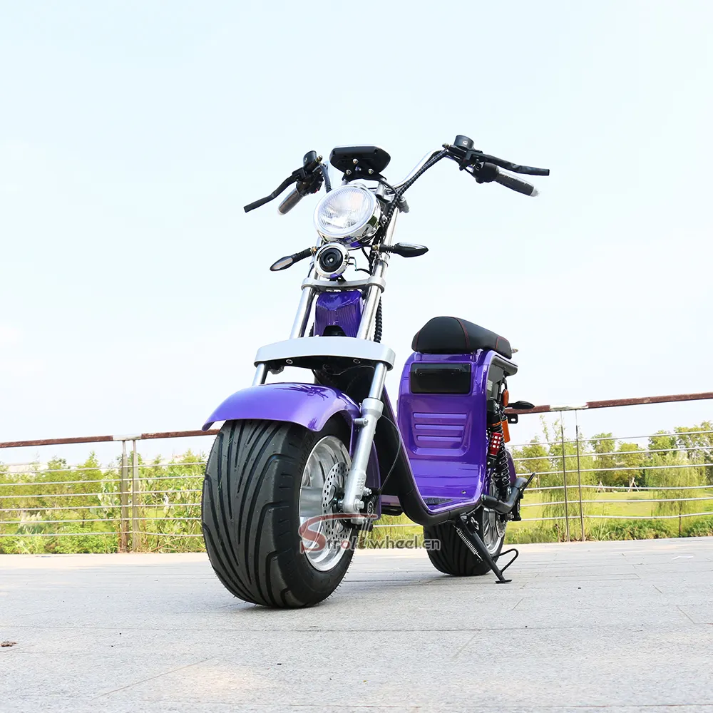 2020 nuevo modelo 1500W 2000W scooter Eléctrico citycoco con grasa de neumáticos de scooter con gran neumático de motocicleta eléctrica adulta puerta a puerta