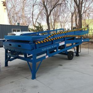 8 Ton 10 Ton 12 Ton Mobile Hydraulic Boarding Bridge Warehouse Logistics <strong>Loading</strong> and Unloading <strong>Platform</strong> Forklift Lift Ramp - Product Image 4