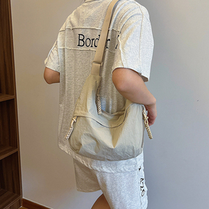 ניילון מתכווננת רצועה תיק crossbody משקל עמיד למים כתף עירוני יומי שליח dumpling נשים