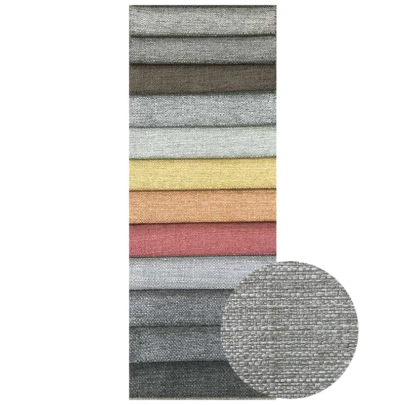 Pesante spessore 360gsm rivestimento in pile tessuto impermeabile in lino tessuto divano