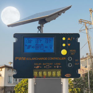 CE ROHS Сертифицированный Контроллер заряда PWM на солнечной батарее 30A MPPT с ЖК-экраном, совместимый с глобальными стандартами сети - Product Image 1