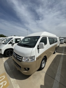 Foton View CS 2マニュアル/自動Hiace Van 4Lディーゼル/電気エンジンAWDドライブファブリックシート右ハンドダークジャパニーズ「ウィッシュズ」