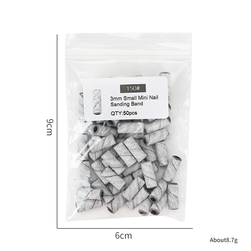 50pcs white small size sand ring bag 150#(without bearing)