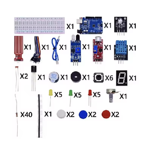 Breadboard Kit di apprendimento semplice di base, suono/livello dell'acqua/umidità/rilevamento della distanza, controllo a LED, Kit di avviamento per R3 - Product Image 3