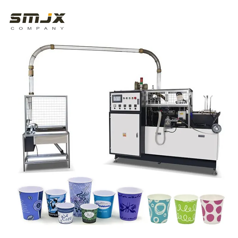 Yeni varış tek kullanımlık kağıt bardak yapma makinesi kahve kağıt bardak suyu kağıt bardak