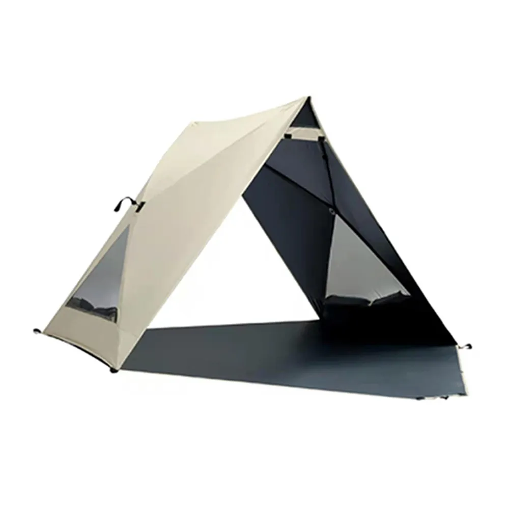 Tende pieghevoli prezzi della casa piccolo campeggio con bloccaggio esterno impermeabile all'aperto tendone permanente zaino tenda tessuto ultraleggero