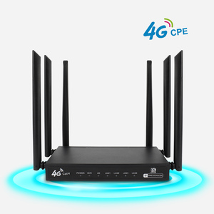 Altı antenler Wifi6 yönlendiriciler yüksek hızlı Lte 4G Wifi yönlendirici kablosuz taşınabilir Wifi Hotspot ağ 4G Sim kartlı Router yuvası