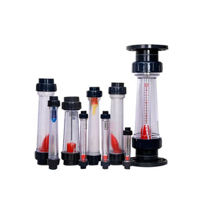 Medidor de fluxo de água Lzs, tubo de plástico, medidor de fluxo flutuante