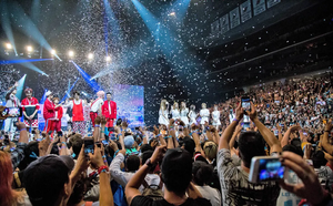 Özelleştirmek kumaş konser kpop Slogan tezahürat banner olay için - Product Image 6