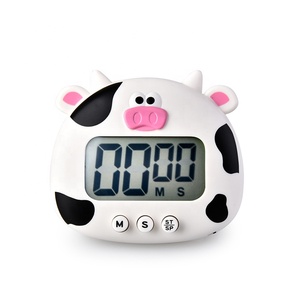 Timer da cucina con schermo grande con schermo digitale e orologio da cucina per lo studio con Timer manuale - Product Image 2