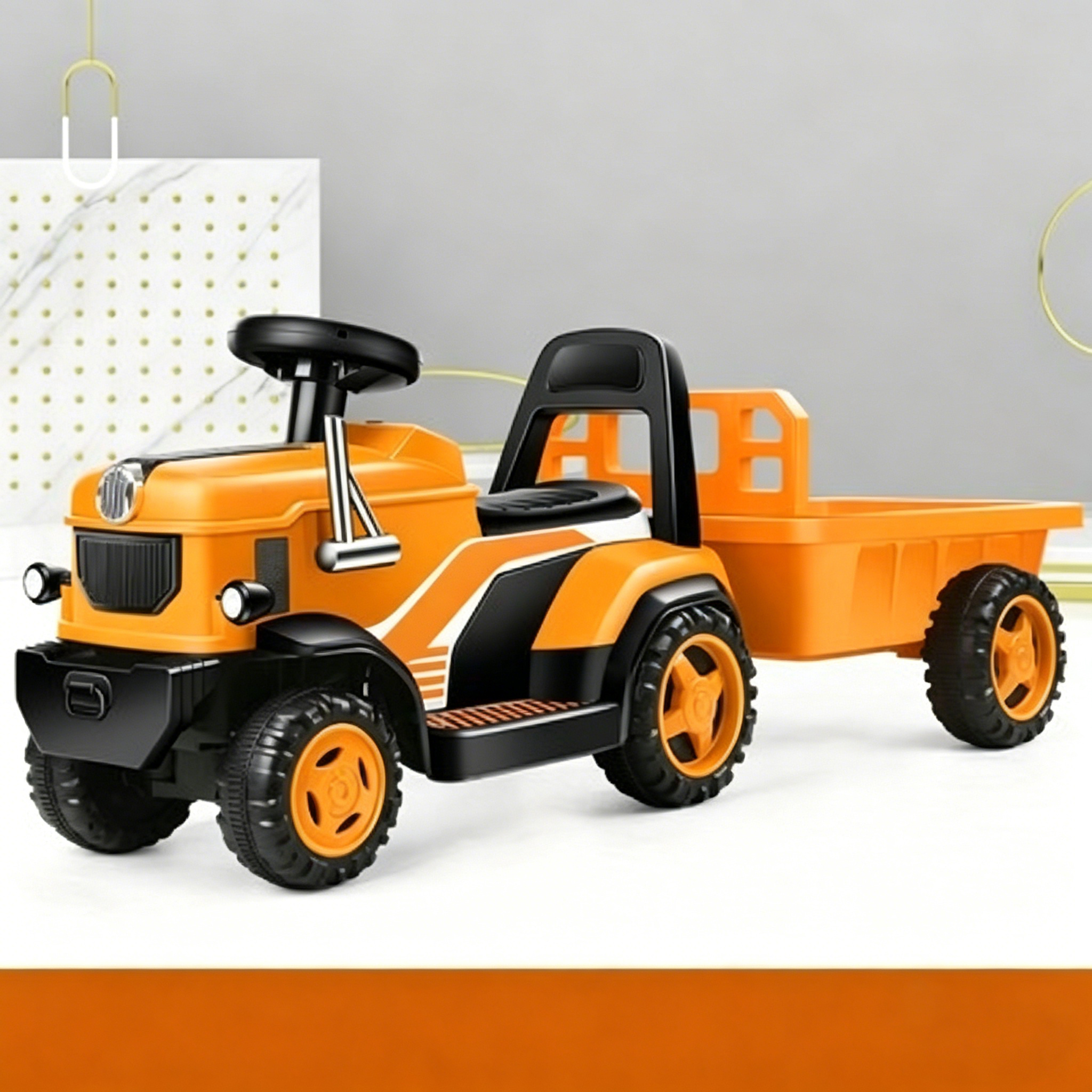 Orange + Seau arrière