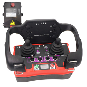工場卸売ワイヤレスリモコン2本ジョイスティックとコマンドボタン軍用グレードのセキュリティクレーン用 - Product Image 1