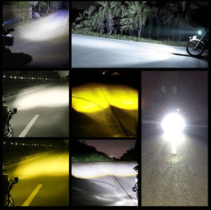 オートバイフォグライト<span class=keywords><strong>Led</strong></span>モーターサイクルヘッドライトミニドライビングライトヘッドライトフォグライトスポットライトランプ用<span class=keywords><strong>12v</strong></span>