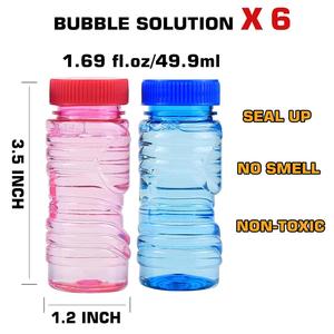 Bubble Blowing Toy Kit for Kid <strong>Wind</strong> <strong>up</strong> Operated Bubbles Blaster Blower <strong>LED</strong> Light <strong>up</strong> Bubble Gun - Product Image 4