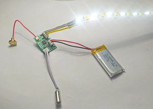 <strong>DIY</strong> Full Set Solderless 5V Circuit Board Double Color CCT <strong>Led</strong> PCB Stepless Dimming Touch Nightlight Table Lamps Modules - Product Image 4