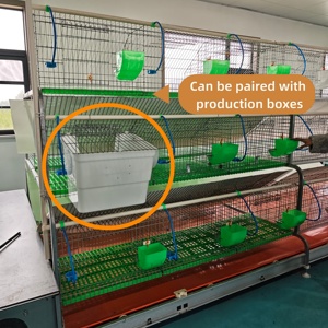 Mới 18 bước h-loại thỏ lồng với 18 cửa dây mạ kẽm dễ dàng làm sạch giá cả cạnh tranh - Product Image 2