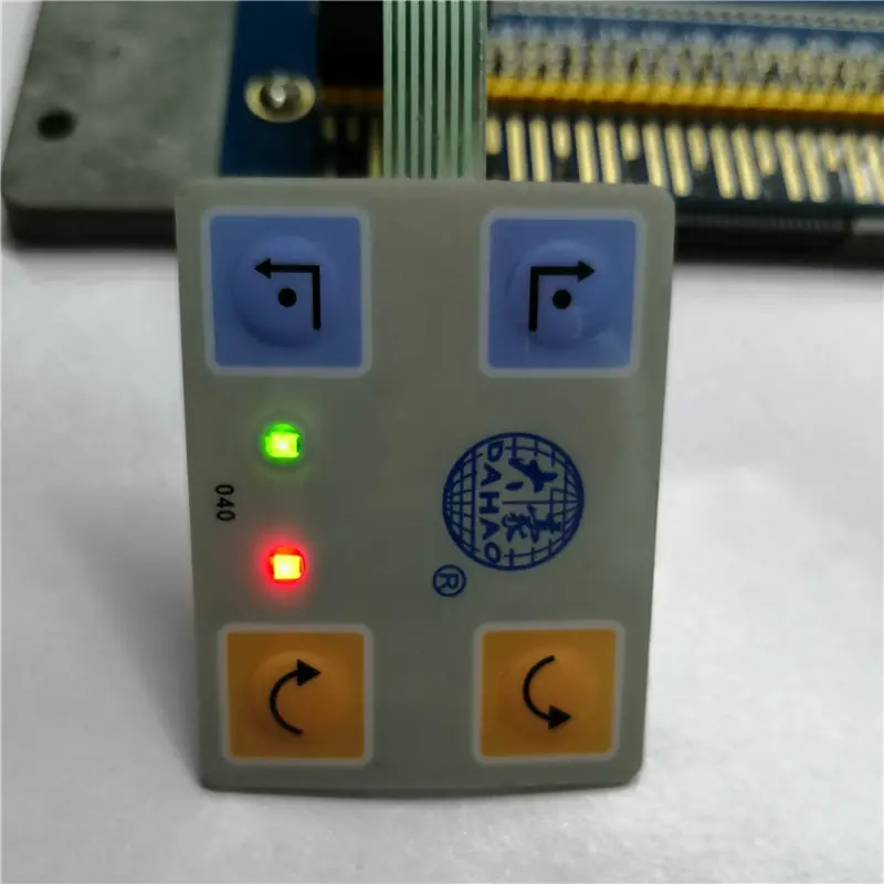 Brand new metal dome tactile push membrane switch with LED