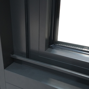 Tùy chỉnh đôi kính hợp kim nhôm cửa kính và cửa sổ cho ngôi nhà bão tác động cách âm màu đen nhôm mái hiên cửa sổ - Product Image 3