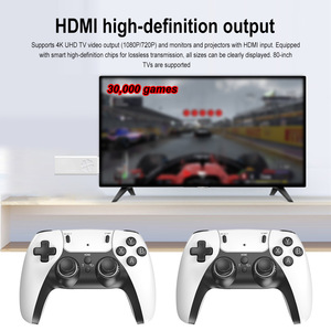 M8IIゲームスティック<span class=keywords><strong>2</strong></span>人用クラシックレトロゲームコンソールHD 4K 9シミュレーター30000無料ゲーム64GB家族の集まり子供ギフト