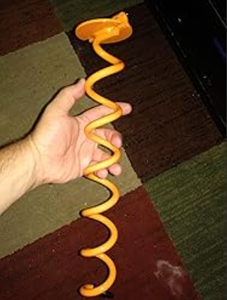 2025 Bán hàng nóng màu cam 4 miếng một bộ Dog Tie Kim Loại Neo Cổ Phần xoắn ốc mặt đất Neo - Product Image 5