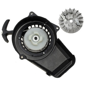 HIAORS Bộ Khởi Động Kéo Bằng Hợp Kim Màu Đen Có Bánh Đà Cho Động Cơ 2 Thì 47cc <span class=keywords><strong>49cc</strong></span> Xe Tay Ga Mini Xe Đạp Địa Hình Cho Trẻ Em Quad ATV - Product Image 1