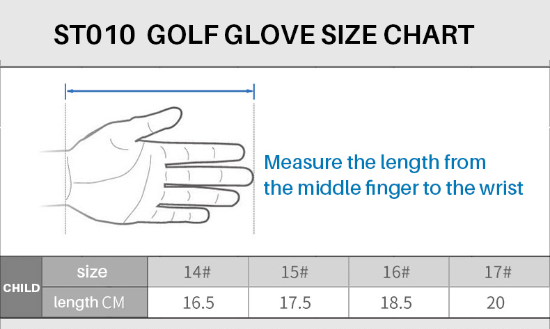 PGM ST010 Kid's Microfiber golf gloves