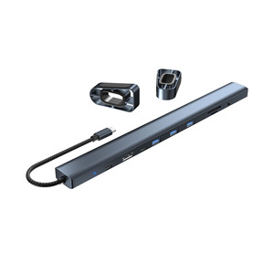 Hub BYL-2212 10 in 1 USB 3.0 Hub PD 100W SD TF lettore di schede Gigabit Hub Ethernet Computer portatile Docking Station - Product Image 2