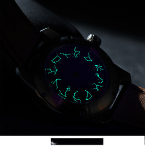 Özel izle tasarım yaratıcı dönen yıldız tekerlek otomatik mekanik İzle erkek saati güçlü aydınlık - Product Image 4