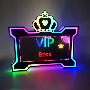 Richshining программируемый светодиодный знак короны-красочный подсвеченный знак бар с прокручивающийся текстовый дисплей - Product Image 2