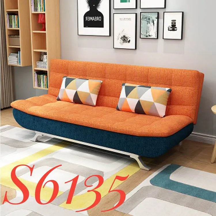 Moderne Sofa Ontwerp Drie Zetel Vouwen Slaapbank Convertible Sofa Bed Stof Woonkamer Bekleding Couch Nordic Mode