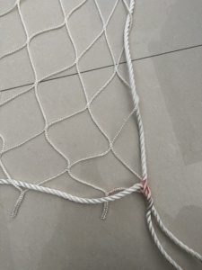 <strong>White</strong> Polyester Construction Safety <strong>Net</strong> with Rope Around - Product Image 4
