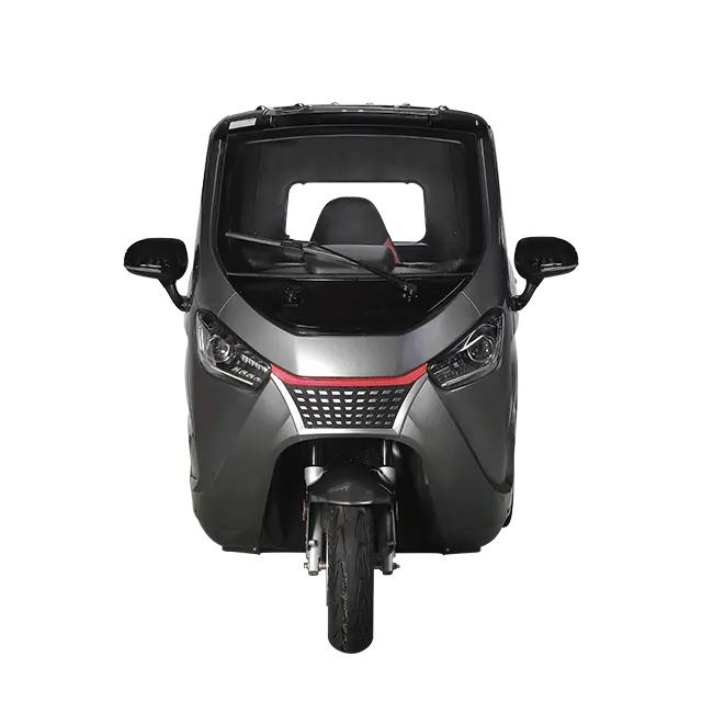 Tricycle électrique bon marché pour adulte, moto électrique de livraison, tricycle électrique avec toit, moto électrique à 3 roues, 60V fermée