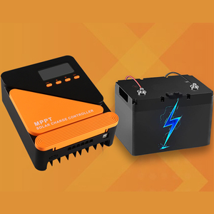 Factory MPPT <strong>PWM</strong> <strong>10A</strong> 20A <strong>30A</strong> Solar <strong>Controller</strong> 12V/24V Auto for Solar System Compatible With AGM Gel Flooded Lithium - Product Image 1