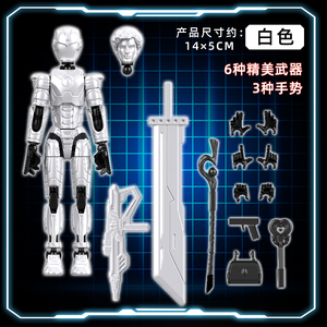Ingrosso creativo educativo in plastica modello di blocco da costruzione mobile articolare figure di azione Robot Anime Cool Gadget regalo per - Product Image 2