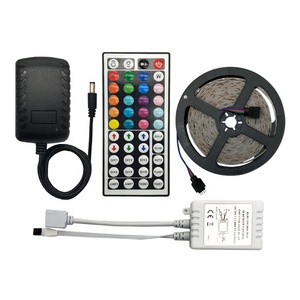 DC12V RGB SMD5050 5MไฟLED Tripsพร้อมรีโมทคอนโทรลLED Driver - Product Image 1