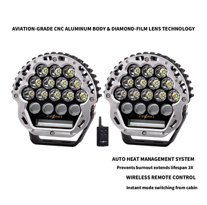 Ferei ไฟขับ LED IPX8 56000Lm กันน้ำ, ไฟสปอตไลท์สำหรับรถออฟโรดอุปกรณ์ตัดสายอเนกประสงค์ - Product Image 4