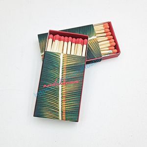 Emniyet özel tasarım küçük kibrit kutusu renkli ipuçları ile beyaz siyah kırmızı maç kafa mum matchstick için - Product Image 4