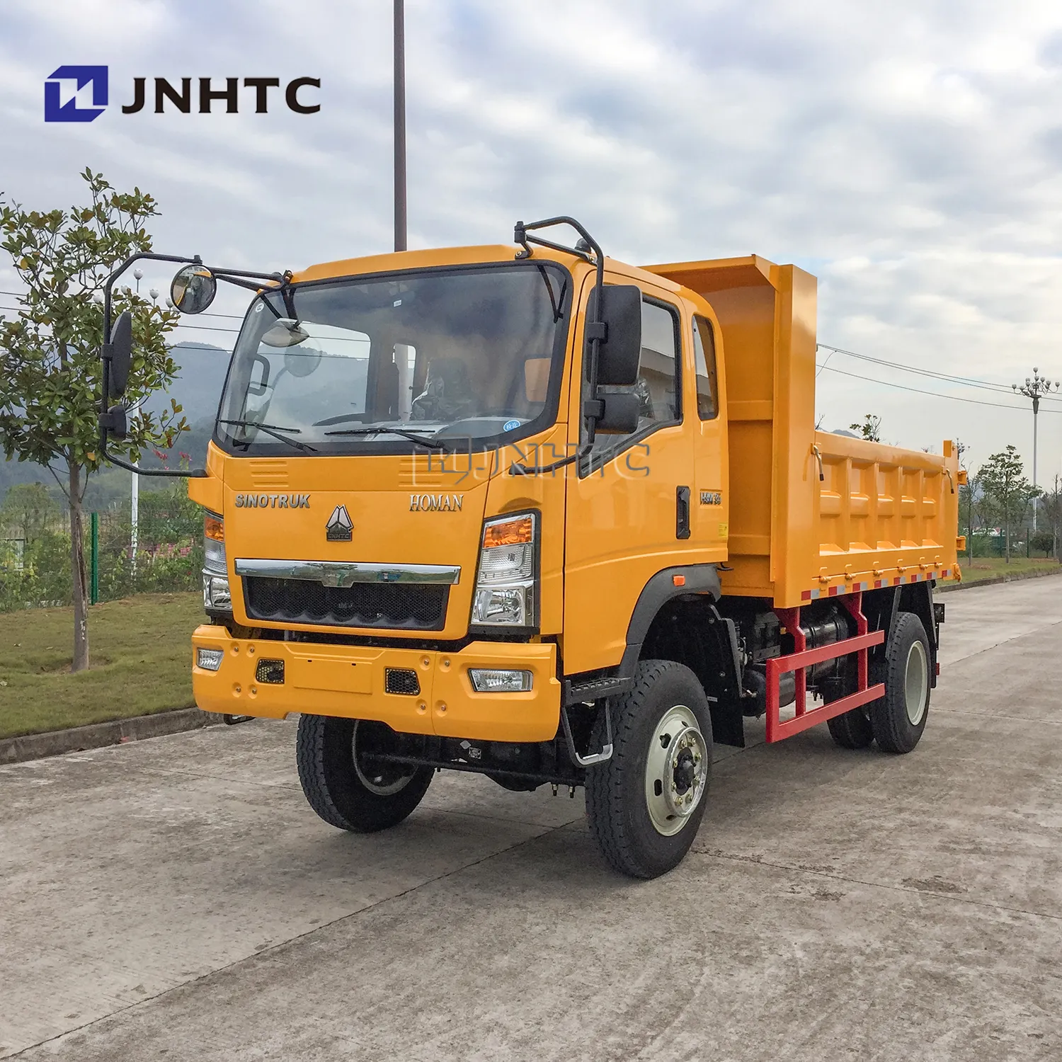 HOWO SINOTRUK Truk Dumper 4X2 LHD 10ton, Tipper Truk Sampah Bekas dengan Teknologi Hino, Kualitas Tinggi