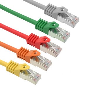 Cable de red Ethernet UTP FTP SFTP SSTP, Cable de parche de cobre puro de PVC LSZH, 0,5-30m, Cat5, Cat5e, Cat6, Cat6a, Cat7, RJ45 - Product Image 1