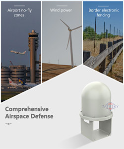 Detector de señal UAV de 1,5 km 7*24h Anti-FPV integrado 1,2 GHz, 3,3 GHz, 5,2 GHz, 5,8 GHz Bandas Sistema DE SEGURIDAD DE Drones - Product Image 5