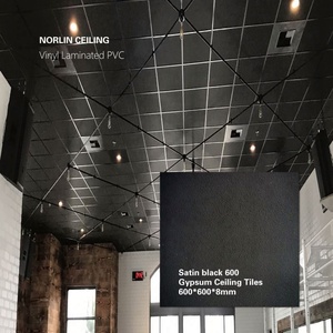 ManufacturingLaminated Faced Panel 60*60 Pvc Vinyl Coated Gypsum <strong>Ceiling</strong> Tiles <strong>Falls</strong> <strong>Designs</strong> Images Acoustic Gypsum <strong>Ceilings</strong> - Product Image 6