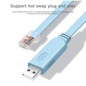 <strong>Usb</strong> to RJ45 Console Debugging Cable Router Control Cable Switch <strong>Serial</strong> Port RS232 Control Conversion Cable - Product Image 4