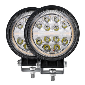 ไฟ Led สำหรับรถจี๊ปเรือ,แถบไฟส่องสว่างกันน้ำได้สำหรับรถออฟโรด Suv 36W 54W ไฟสำหรับขับรถบรรทุกหลอดไฟ DRL ไฟ LED ทำงานแบบน้ำท่วม - Product Image 5
