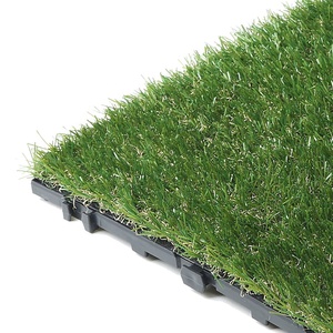 12寸互锁DIY瓷砖低桩高人造草摆件户外花园阳台包装盒 - Product Image 5